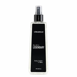 بادی اسپلش لورابل مدل Black legendary بلک لجندری حجم 250 میلی‌لیتر با رایحه تلخ و ماندگاری متوسط