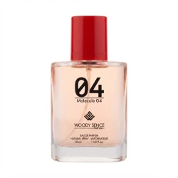 عطر جیبی وودی سنس مدل Molecule 04 با رایحه گرم حجم 30 میلی‌لیتر