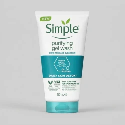 ژل شست‌وشوی صورت سیمپل مدل purifying حجم 150 میلی‌لیتر