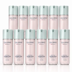 کرم مرطوب کننده صورت و گردن کلامین مدل collagen bank-12 مناسب انواع پوست حجم 125 میلی لیتر مجموعه 12 عددی