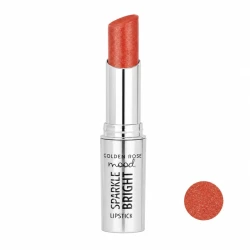 رژ لب جامد براق گلدن رس مدل Sparkle Bright شماره 152 رنگ مرجانی آجری