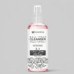  کلینزر کاشت ناخن مونیمار مدل cotton candy حجم 420 میلی لیتر