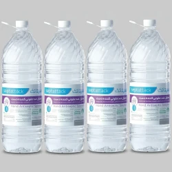 محلول ضدعفونی‌کننده دست و پوست سپتاتک مدل W4 حجم 3000 میلی‌لیتر بسته 4 عددی
