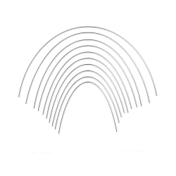 سیم ارتودنسی آرچ وایر هانت مدل SQUARE Upper کد 0.012 بسته 10 عددی