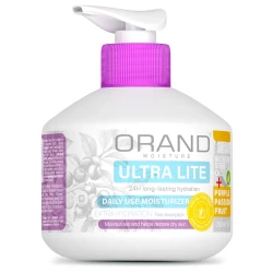 کرم آبرسان صورت، بدن اورند مدل ULTRA LITE مناسب برای انواع پوست حجم 250 میلی‌لیتر